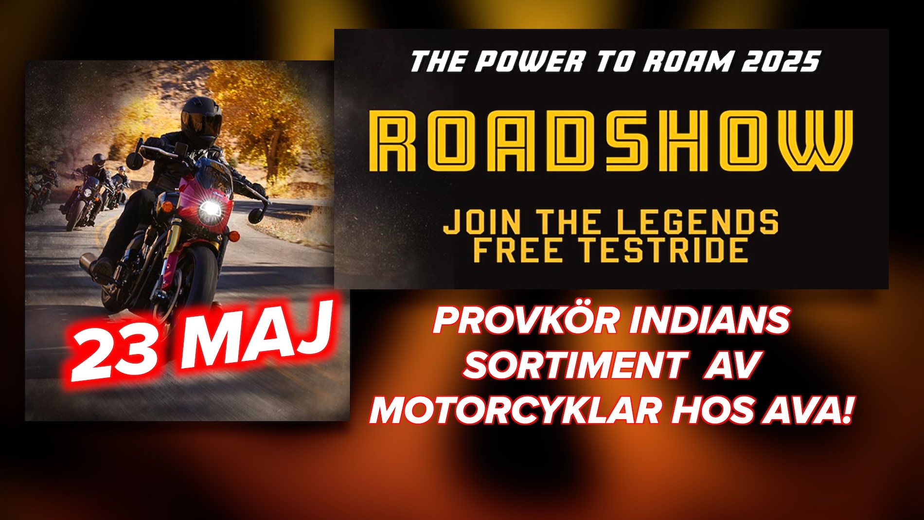 Indian Roadshow 23 maj klockan 10-18