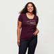 Indian Women´s Gold Embroidery Tee, Purple Storlek M, 2XL & 3XL