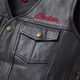 Indian Mens Western Vest Black / Skinnväst