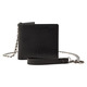 Indian Leather Chain Wallet, Black / Plånbok