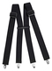 Halvarssons Braces /  Hängslen Clip Svart one size