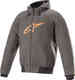 Alpinestars Hoodie Chrome Grå/Orange Storlek 2XL