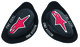 Alpinestars Knäpuck Svart/Röd Logga