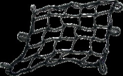 Cargo Net Black 38 cm x 38 cm Hjälmnät / Bagagenät