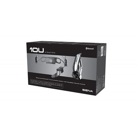 Sena 10U MC Bluetooth Communication System with Handlebar Remote for Shoei