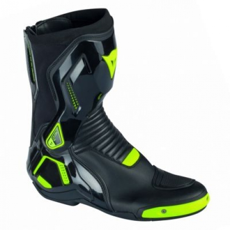 Dainese Course D1 Out Boots Black/Fluo-Yellow Storlek 41