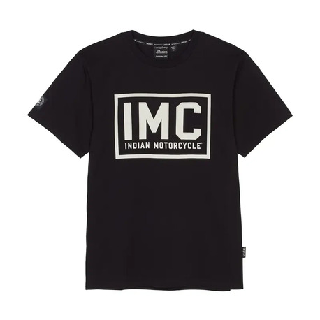 Indian Mens Rectangle IMC Tee, Black