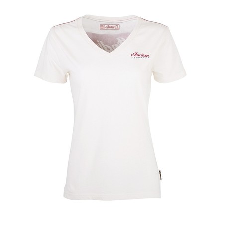 Indian Womens FTR 1200 Logo Tee Ecru