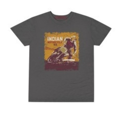 Indian Mens Adventure Tee Gray Storlek L