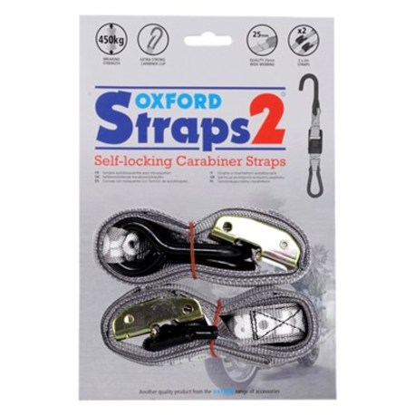 Oxford Spännband (Straps x 2) 91kg 2m