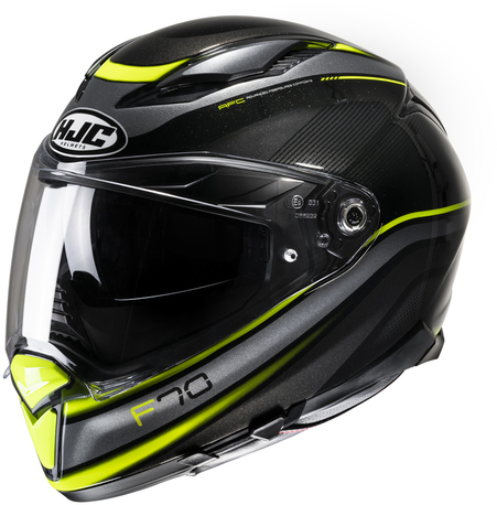 HJC Hjälm F70 Diwen Svart/Fluo Gul Storlek XS 54-55cm HJC Hjälm F70 Diwen Svart/Fluo Gul Storlek XS 54-55cm