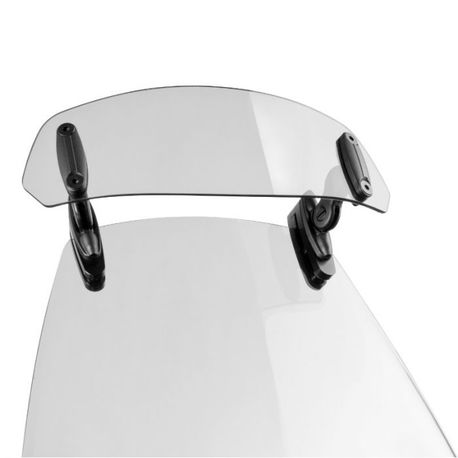 VISOR MULTIADJUSTABLE CLIP-ON 230X90MM. CLEAR VISOR MULTIADJUSTABLE CLIP-ON 230X90MM. CLEAR