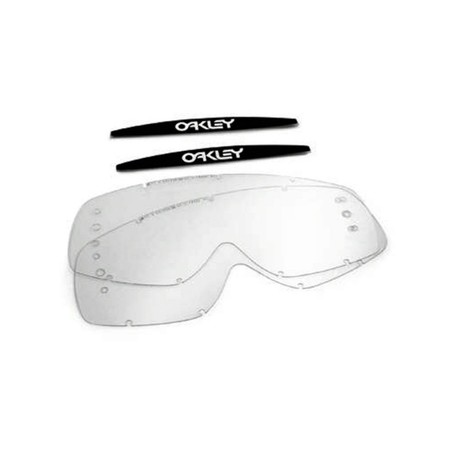 OAKLEY O2 MX ROLL-OFF REPL LENS 2-PACK CLEAR