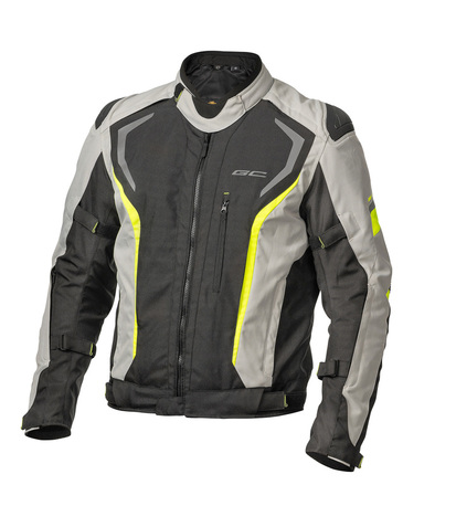 Grand Canyon Bikewear Textiljacka Malibu Ljusgrå/Svart/Gul M