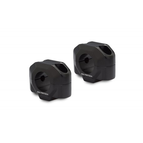 BAR RISER FOR 28MM HANDLEBAR H=20MM BLACK