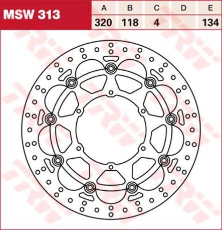 Trw Lucas brake disc floating