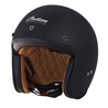 Indian Retro Open Helmet Matt Black Storlek S, XL & 4XL