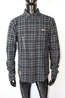 Indian Mens Black Plaid Shirt