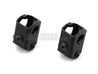 Black. For ø 22mm tube Crashbars. In pairs.